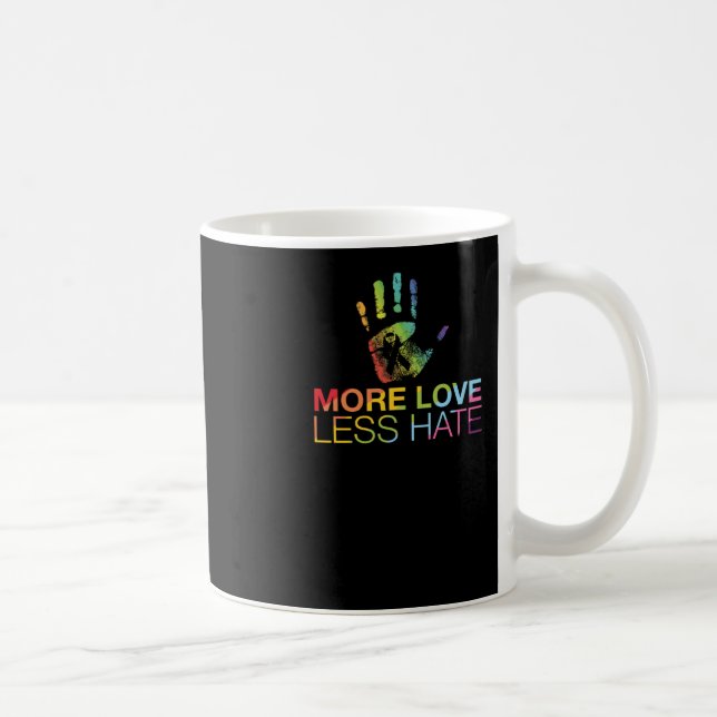 Love Less Hate  Coffee Mug (Right)