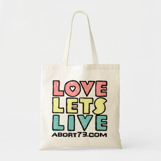 Love Lets Live (Alternate) / Abort73.com Tote Bag