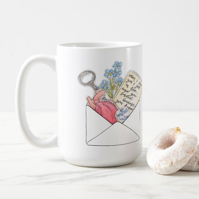 Love Letter Coffee Mug (With Donut)