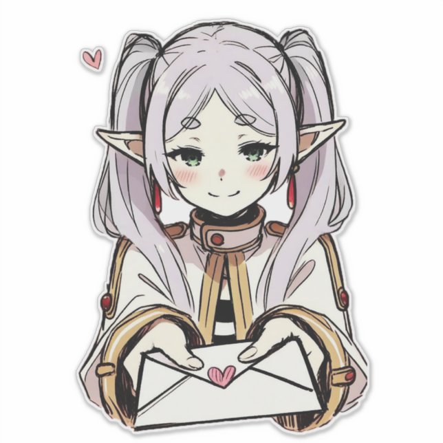 Love Letter Sticker | Sousou no Frieren  (Front)