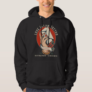 Love Letter Tattoo Studio Richmond Old School Hoodie