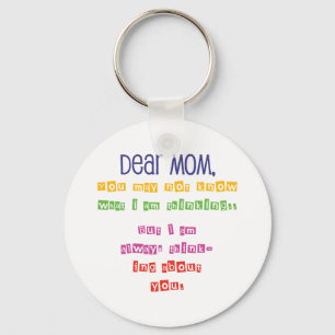 Love letter to Mum Key Ring