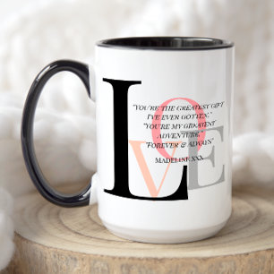 Love Lettering Valentine's Day Mug