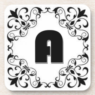 Love Letters "A" Coaster