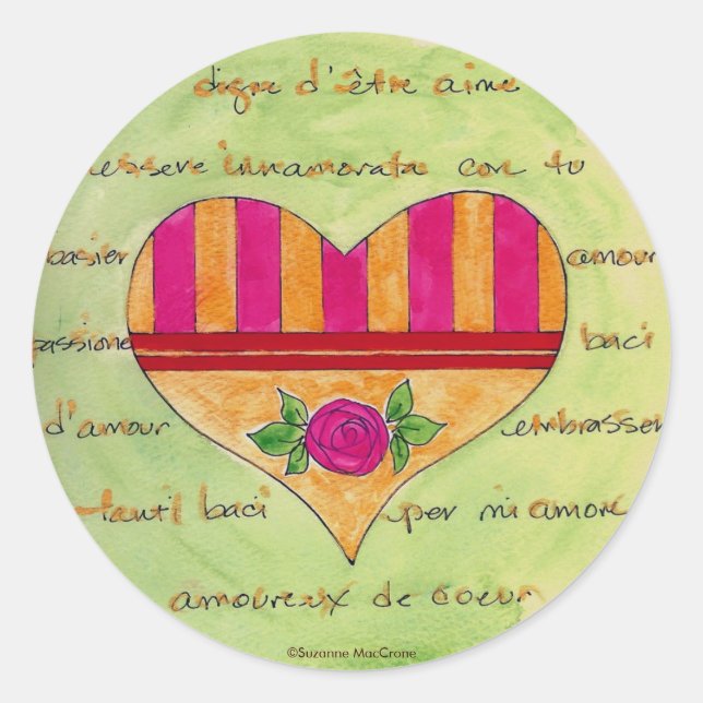 Love Letters & A Rose - Stickers (Front)