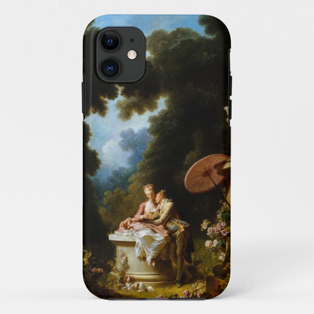 <Love Letters> by Jean Honore Fragonard Case-Mate iPhone Case (Back)