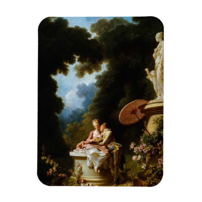 Love Letters by Jean Honore Fragonard Magnet (Vertical)