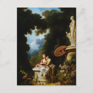 Love Letters by Jean Honore Fragonard Postcard