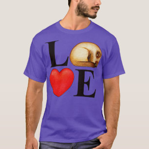 Love Letters Cat Heart Valentines Day Pet Animal L T-Shirt