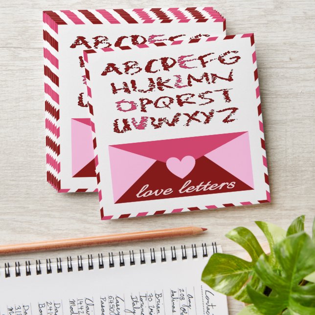 Love Letters Envelope (Stacked)