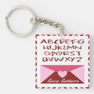 Love Letters Key Ring