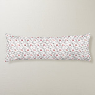 Love Letters "R"  Body Cushion