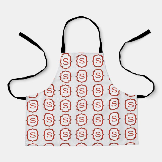 Love Letters "S"  Apron (Front)