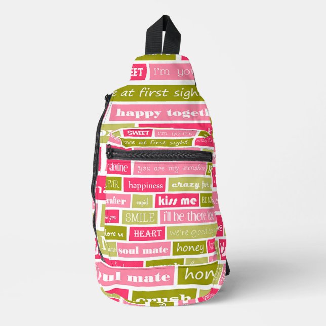 Love Letters Sling Bag (Front)