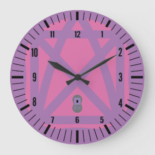 LOVE ?LEX PSTAN BY MASANSER PIXELAT LARGE CLOCK
