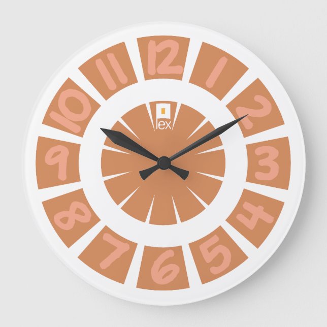 LOVE LEX REVIVAL BY MASANSER PIXELAT LARGE CLOCK (Front)