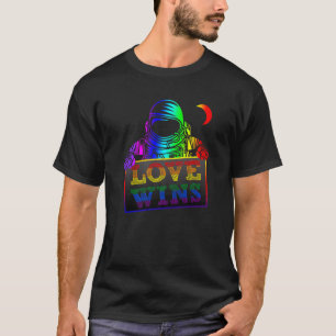 Love  Lgbt Color Outer Space Astronaut T-Shirt