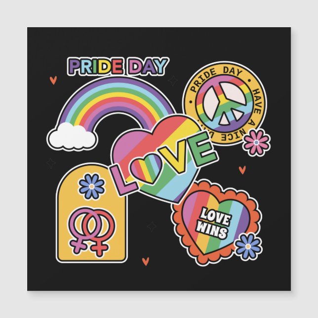 Love. LGBT+Pride. Pride day. Rainbow love.   Card (Front)