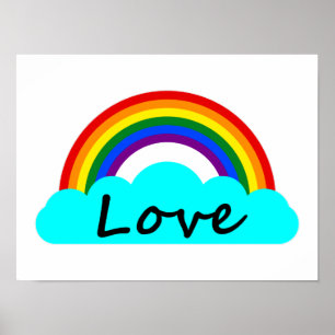 Love - LGBT Rainbow Poster