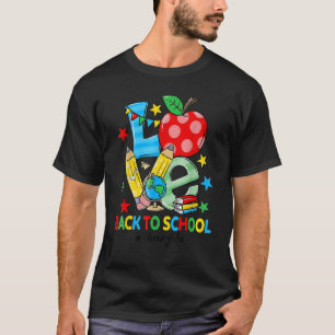 Love Library Life Apples  Back To School Teacher T-Shirt
