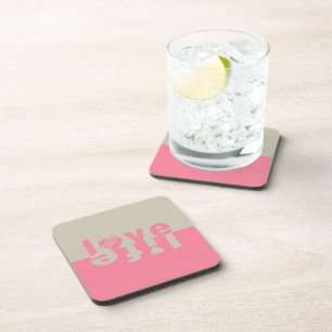 LOVE LIFE coasters