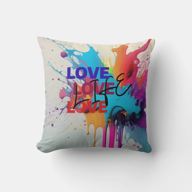 Love Life Cushion (Front)