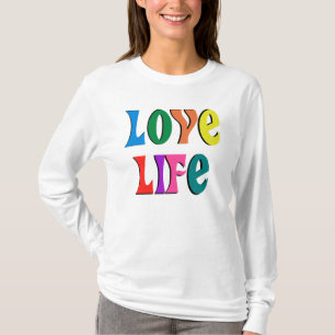LOVE LIFE! customisable christian message T-Shirt