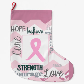 Love, Life, Hope Breast Cancer Stocking