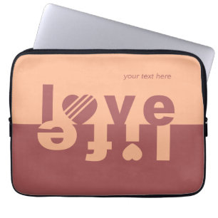 LOVE LIFE laptop sleeves