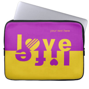 LOVE LIFE laptop sleeves
