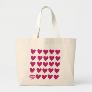 Love life large tote bag