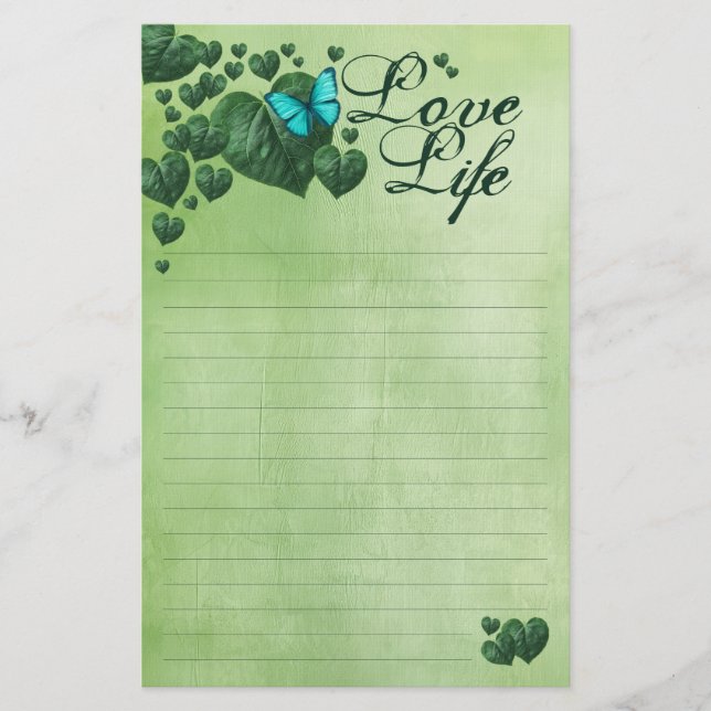 Love life stationery (Front)