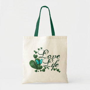 Love life tote bag