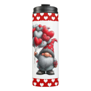"Love Lifted High" Heart Balloon Gnome Thermal Tumbler