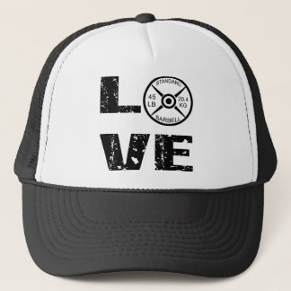 Love Lifting Weights Trucker Hat