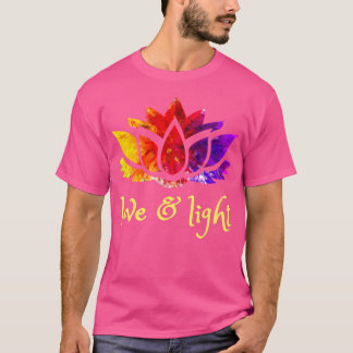 Love  Light Lotus Spiritual Reiki Yoga T-Shirt