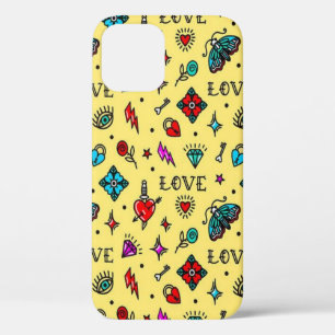 Love & Lightning Mystic Keys & Roses iPhone 12 Pro Case