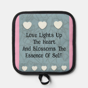 Love Lights Up Pot Holder