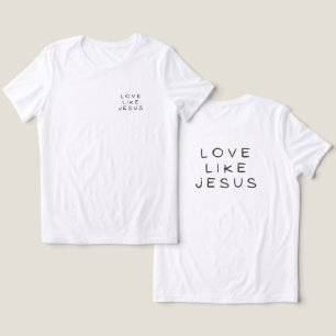 Love Like Jesus Christian Church Apparel Faith Tri-Blend Shirt