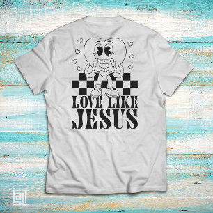 Love Like Jesus Cute Heart Making Heart Hands T-Shirt