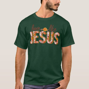 Love Like Jesus Fall Floral T-Shirt