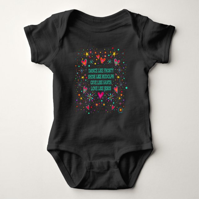 “Love like Jesus” Inspirivity T-Shirt Baby Bodysuit (Front)