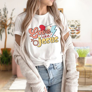Love Like Jesus Shirt, Comfort Colours, Trendy T-S T-Shirt