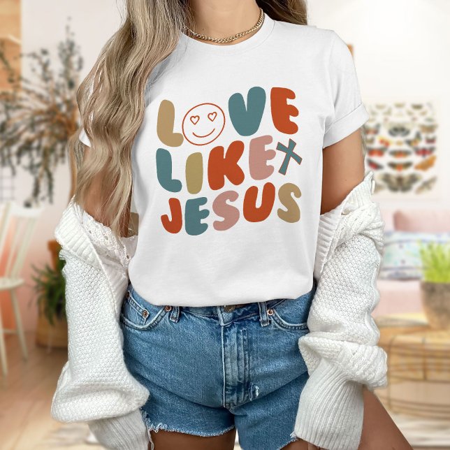 Love Like Jesus Shirt, Comfort Colours, Trendy T-S T-Shirt (Creator Uploaded)