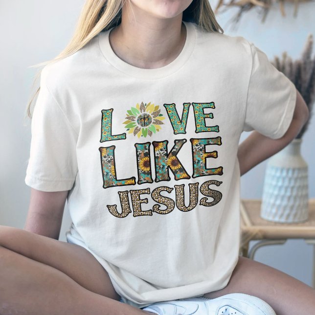 Love Like Jesus Shirt, Western Christian T-Shirt (Creator Uploaded)