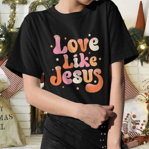  Love Like Jesus T-Shirt, Colour Jesus T-Shirt