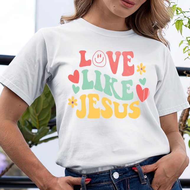 Love Like Jesus T-Shirt, Comfort Colours, Trendy T-Shirt (Creator Uploaded)