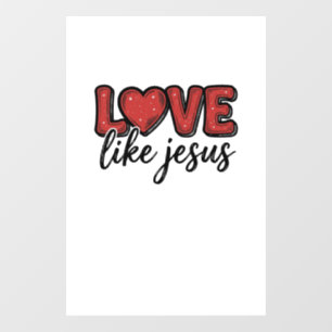 Love Like Jesus Vintage Christian Shirt Design_1