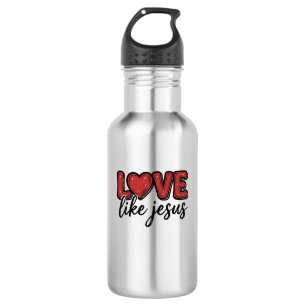 Love Like Jesus Vintage Christian Shirt Design_1 532 Ml Water Bottle