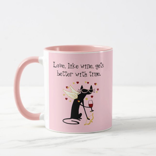 Love Like Wine Valentine Mug (Left)